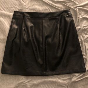 Leather skirt